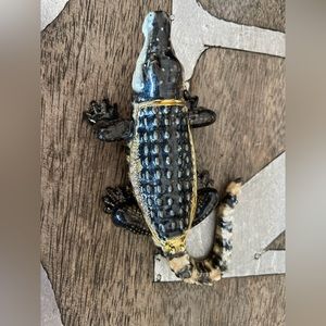 Alligator trinket box 3 inches